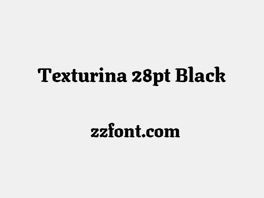 Texturina 28pt Black