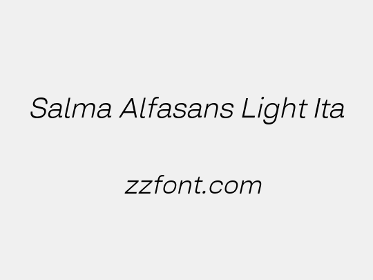 Salma Alfasans Light Ita