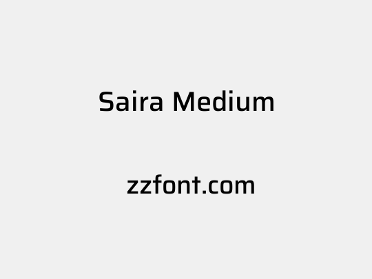 Saira Medium