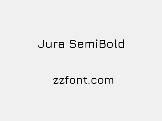 Jura SemiBold