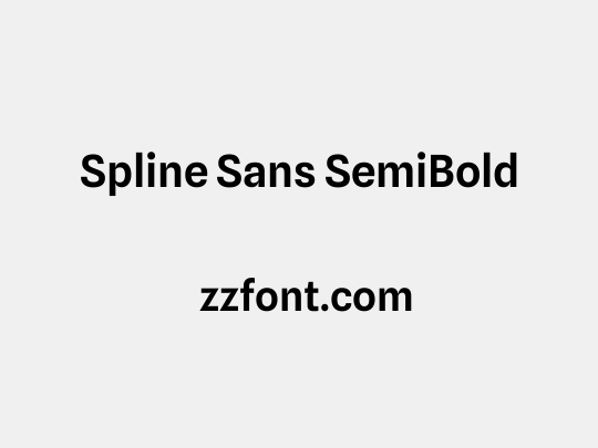 Spline Sans SemiBold