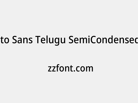 Noto Sans Telugu SemiCondensed Medium