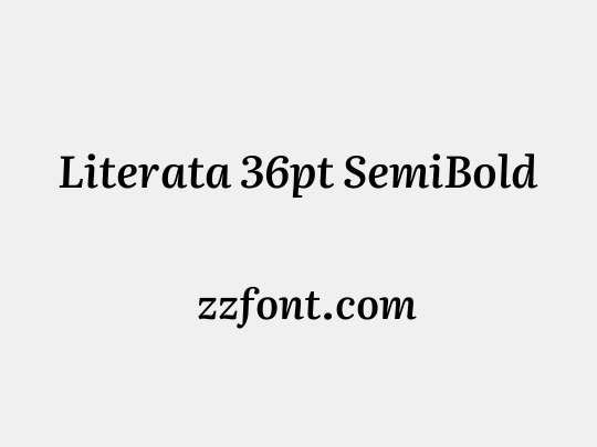 Literata 36pt SemiBold