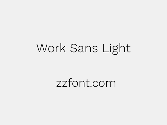 Work Sans Light