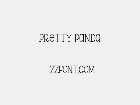 Pretty Panda