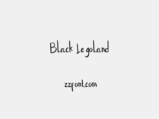 Black Legoland