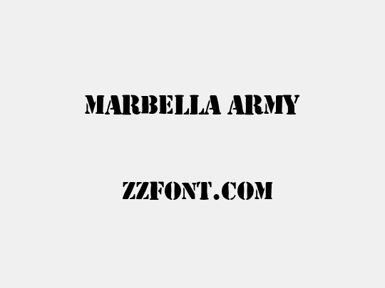 Marbella Army