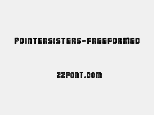 PointerSisters-Freeformed