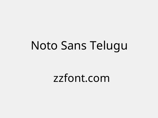 Noto Sans Telugu