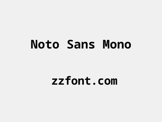 Noto Sans Mono