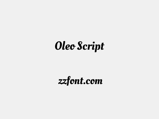 Oleo Script