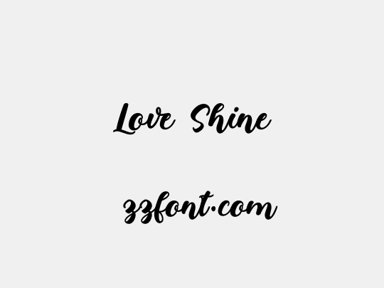 Love Shine