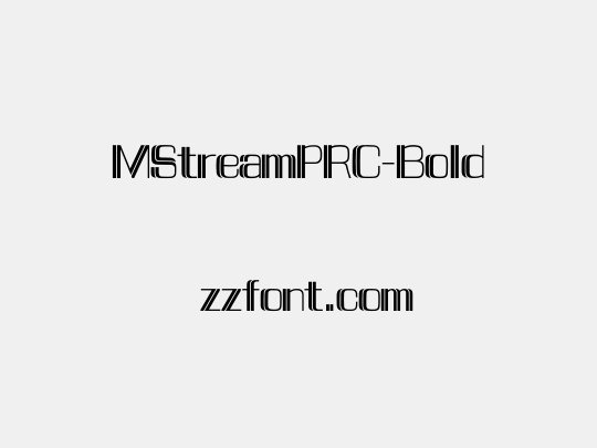 MStreamPRC-Bold