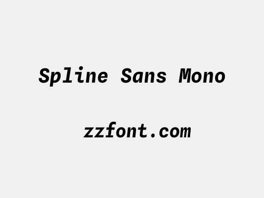 Spline Sans Mono