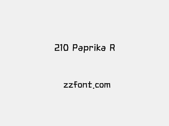 210 Paprika R