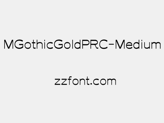 MGothicGoldPRC-Medium