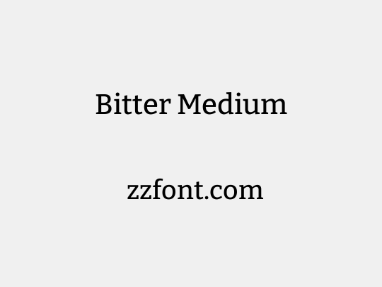 Bitter Medium