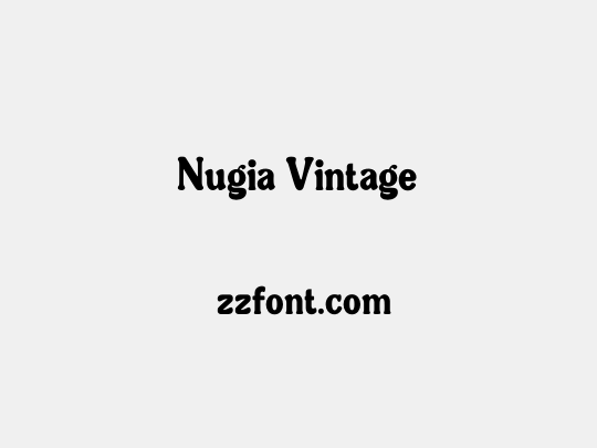 Nugia Vintage