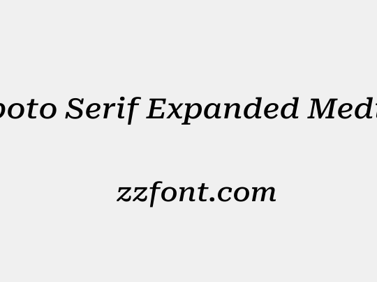 Roboto Serif Expanded Medium