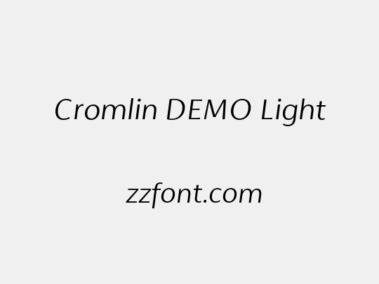 Cromlin DEMO Light