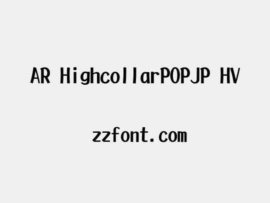 AR HighcollarPOPJP HV