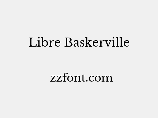 Libre Baskerville