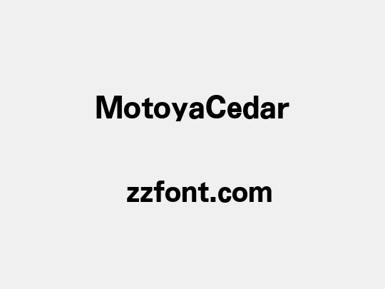 MotoyaCedar