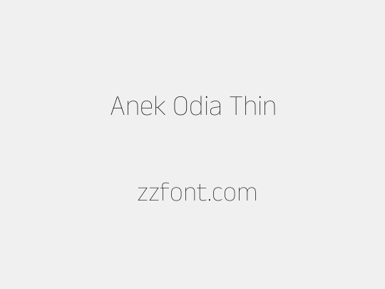 Anek Odia Thin