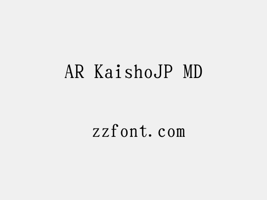 AR KaishoJP MD