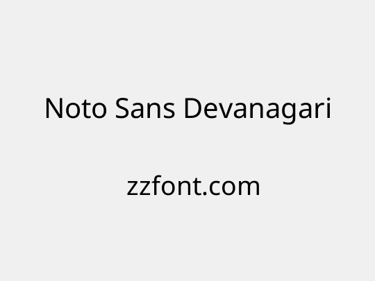 Noto Sans Devanagari