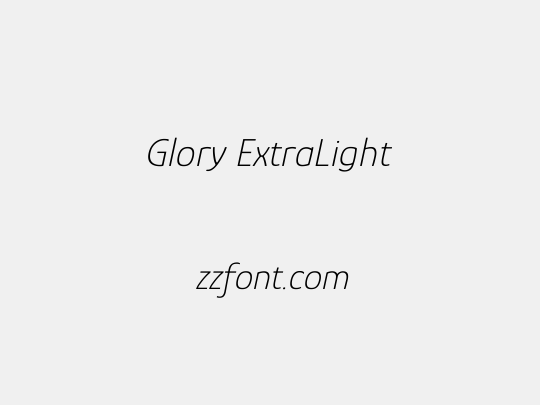 Glory ExtraLight