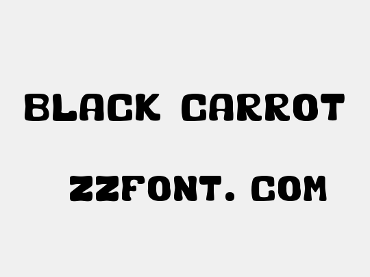 Black Carrot