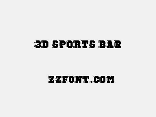 3D Sports Bar