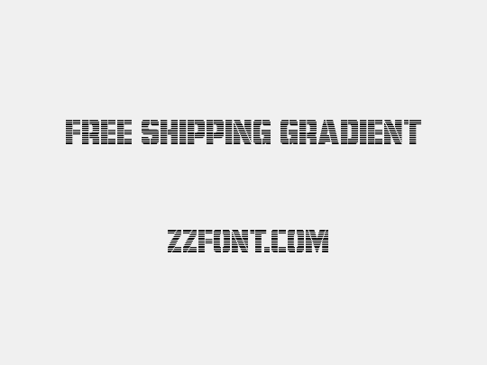 Free Shipping Gradient