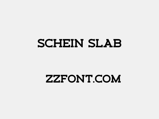 Schein Slab