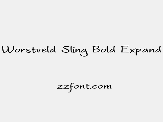 Worstveld Sling Bold Expand