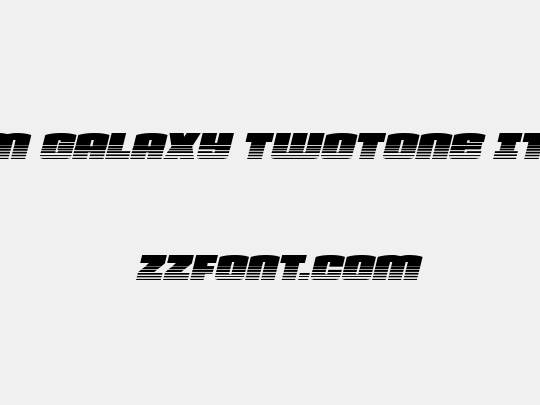 Team Galaxy Twotone Italic