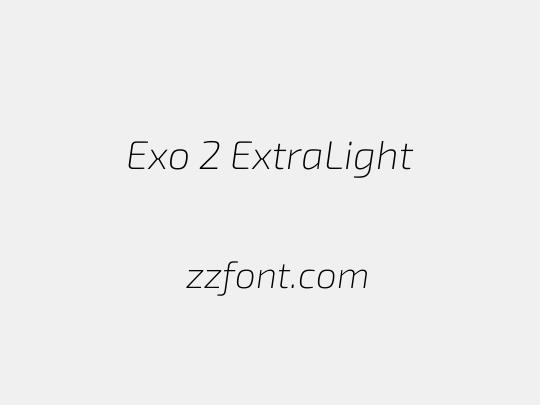 Exo 2 ExtraLight