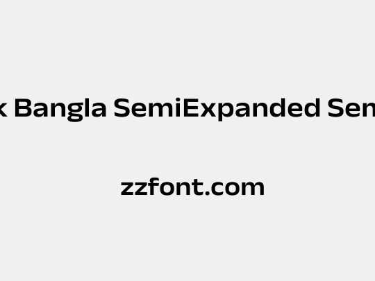 Anek Bangla SemiExpanded SemiBold