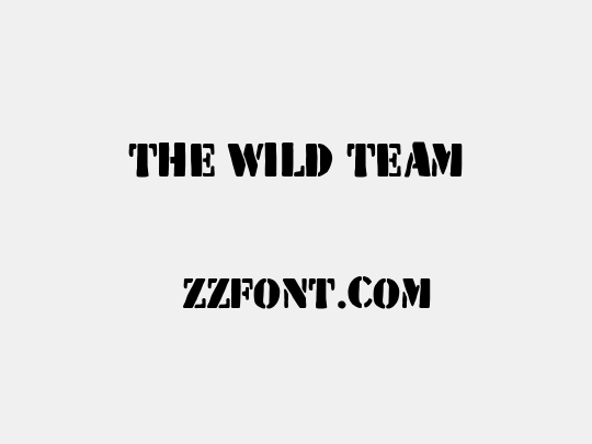 The Wild Team