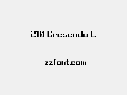 210 Cresendo L