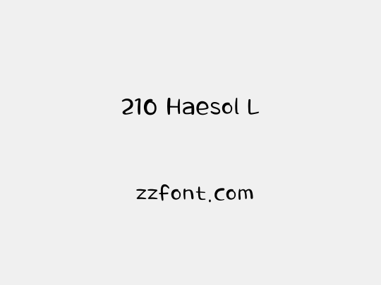 210 Haesol L