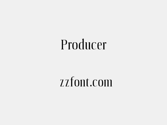 Producer