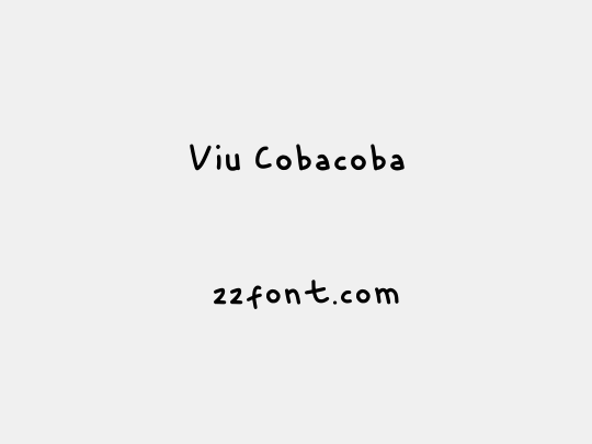 Viu Cobacoba