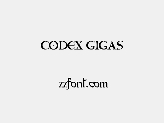 CODEX GIGAS