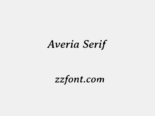 Averia Serif