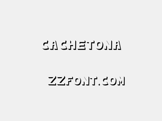 cachetona