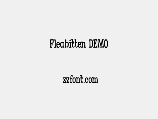 Fleabitten DEMO