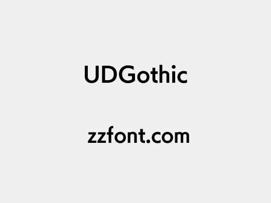 UDGothic