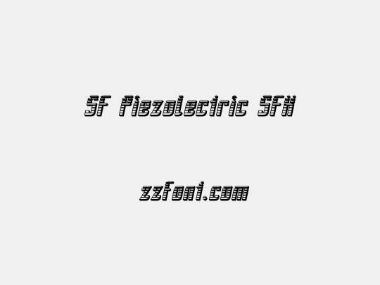 SF Piezolectric SFX